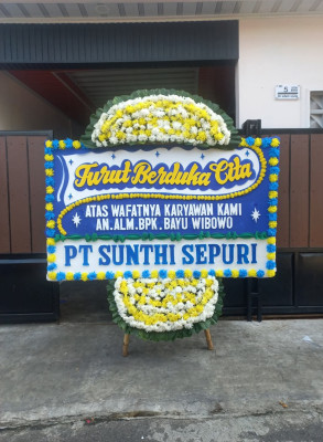 Papan Bunga Duka di Fofi